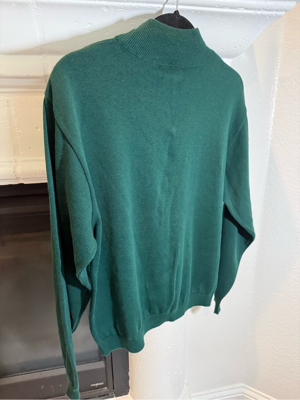 Vintage Pendleton Crewneck Sweater in Forest Green Ladies Size L - Picture 6 of 6